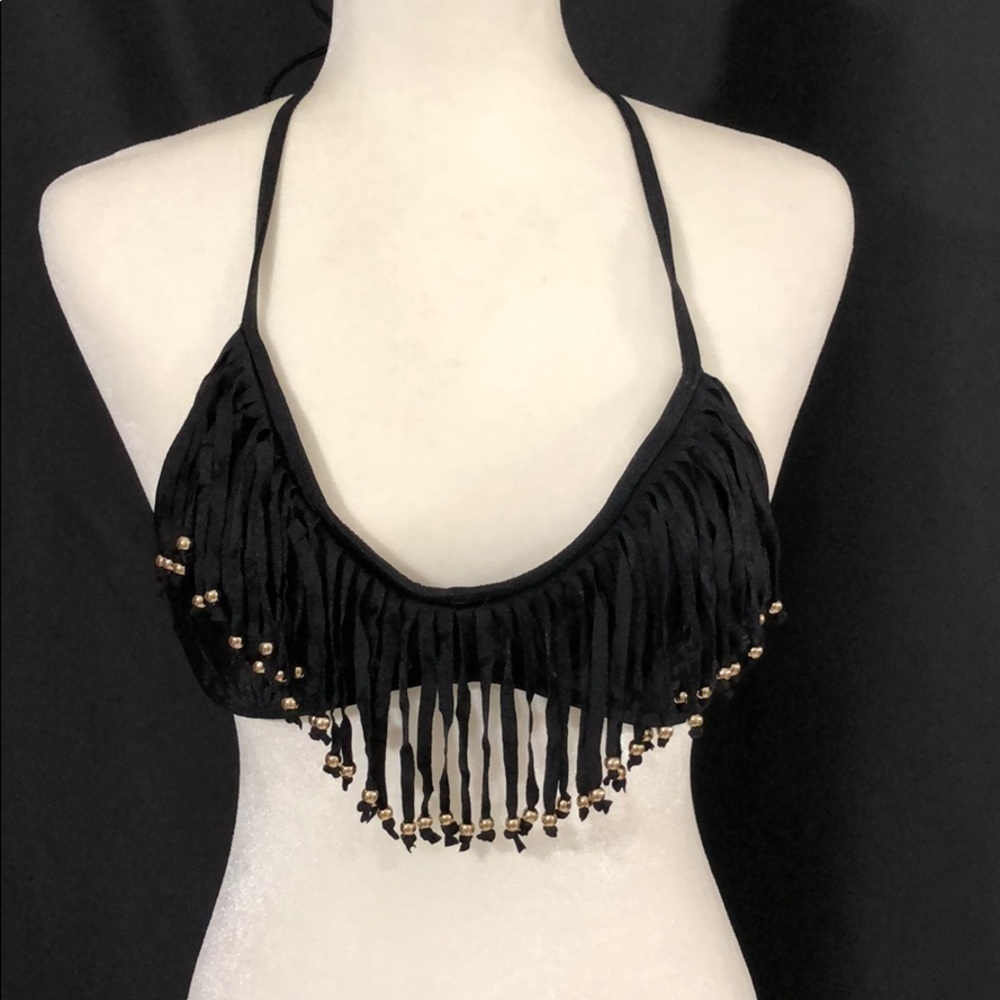Raisins Fringe Black Bikini Set - Picture 5 of 7